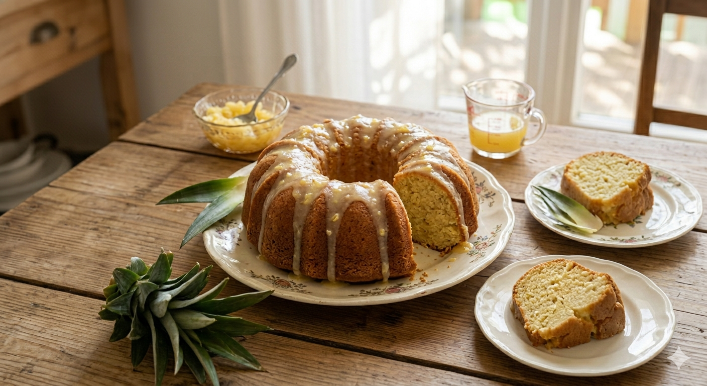 Pineapple Bundt Cake