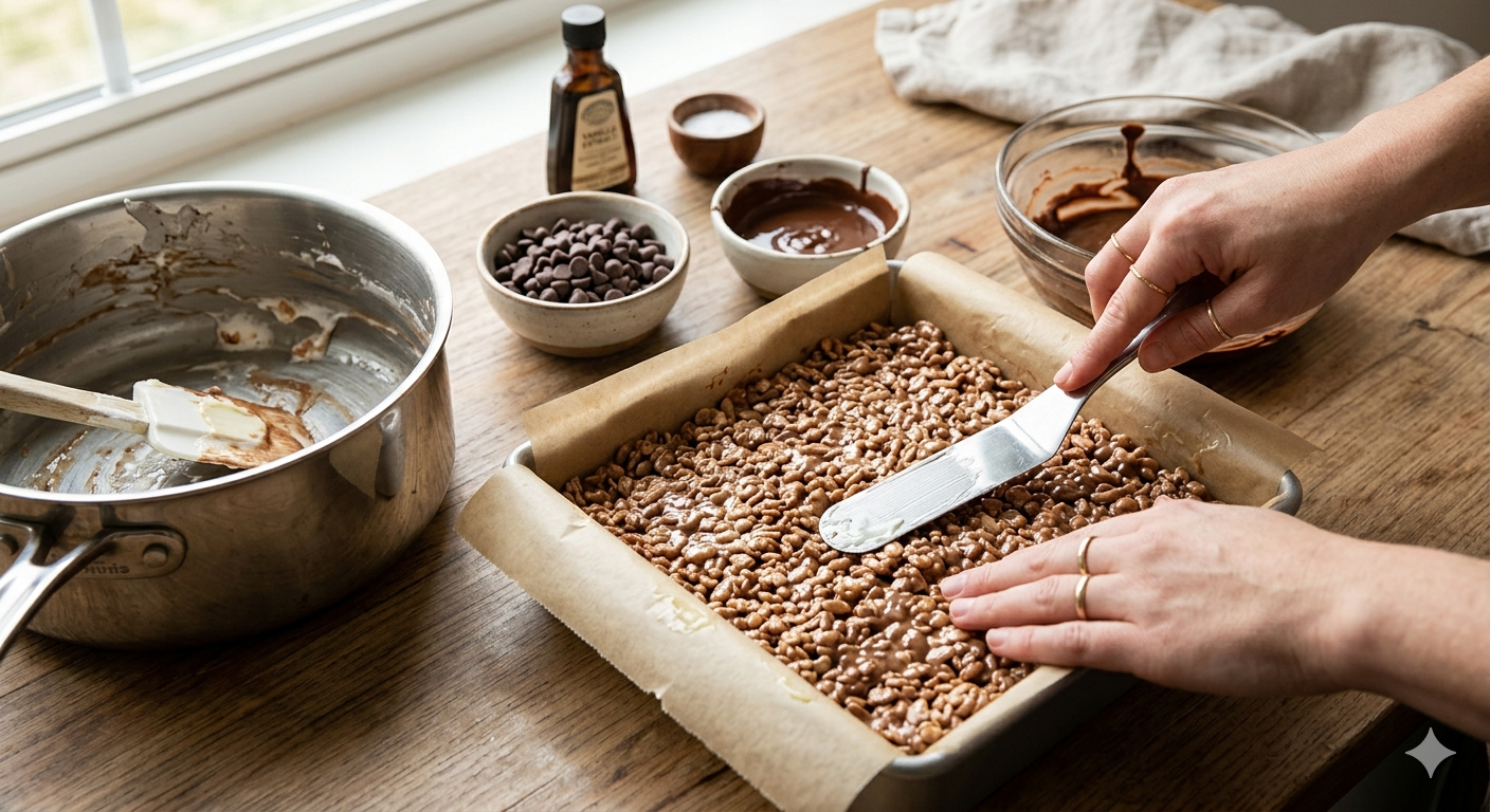 Chocolate Rice Crispy Treats