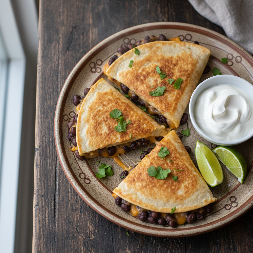 Smoky Black Bean Quesadillas recipe