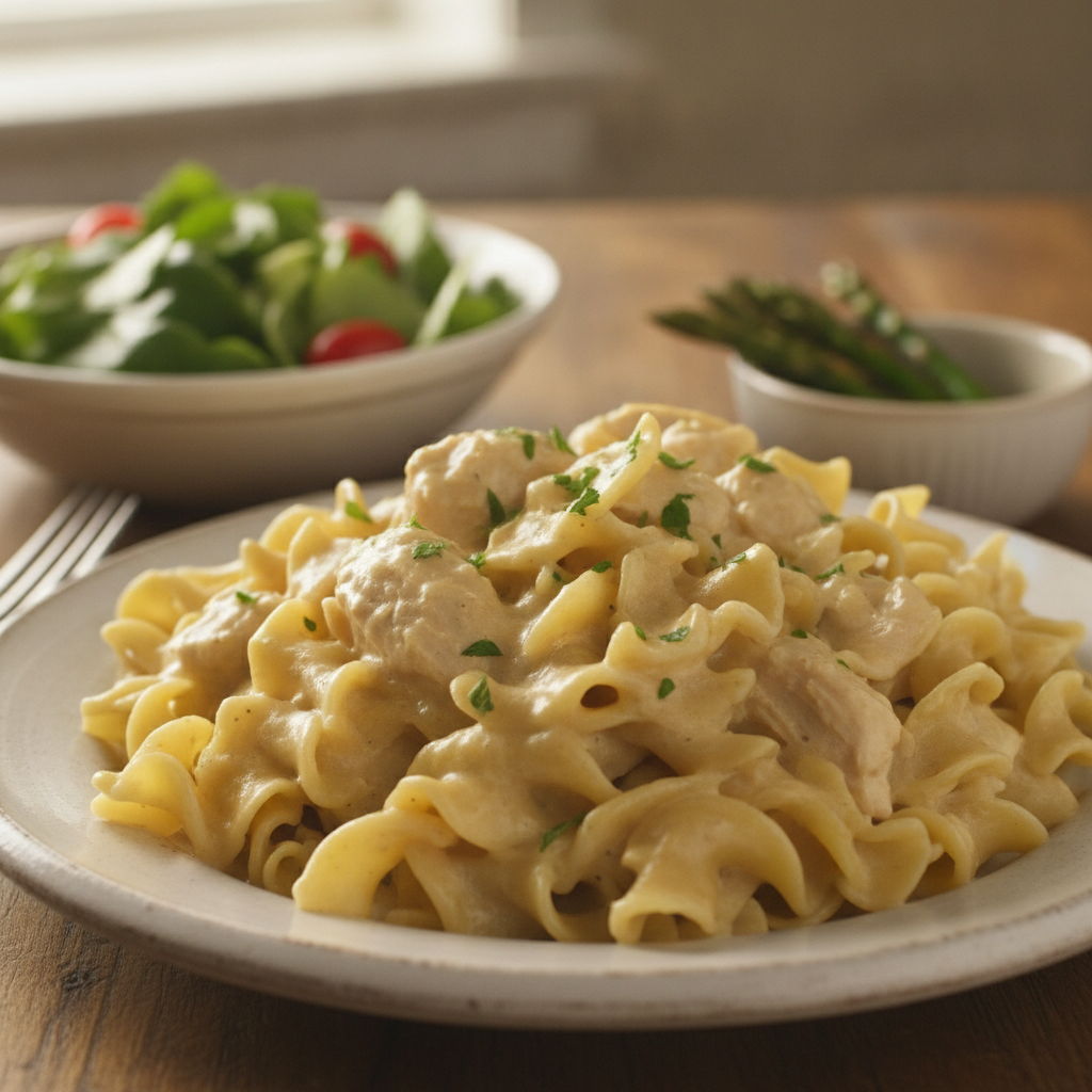 Crockpot Chicken and Noodles recipe