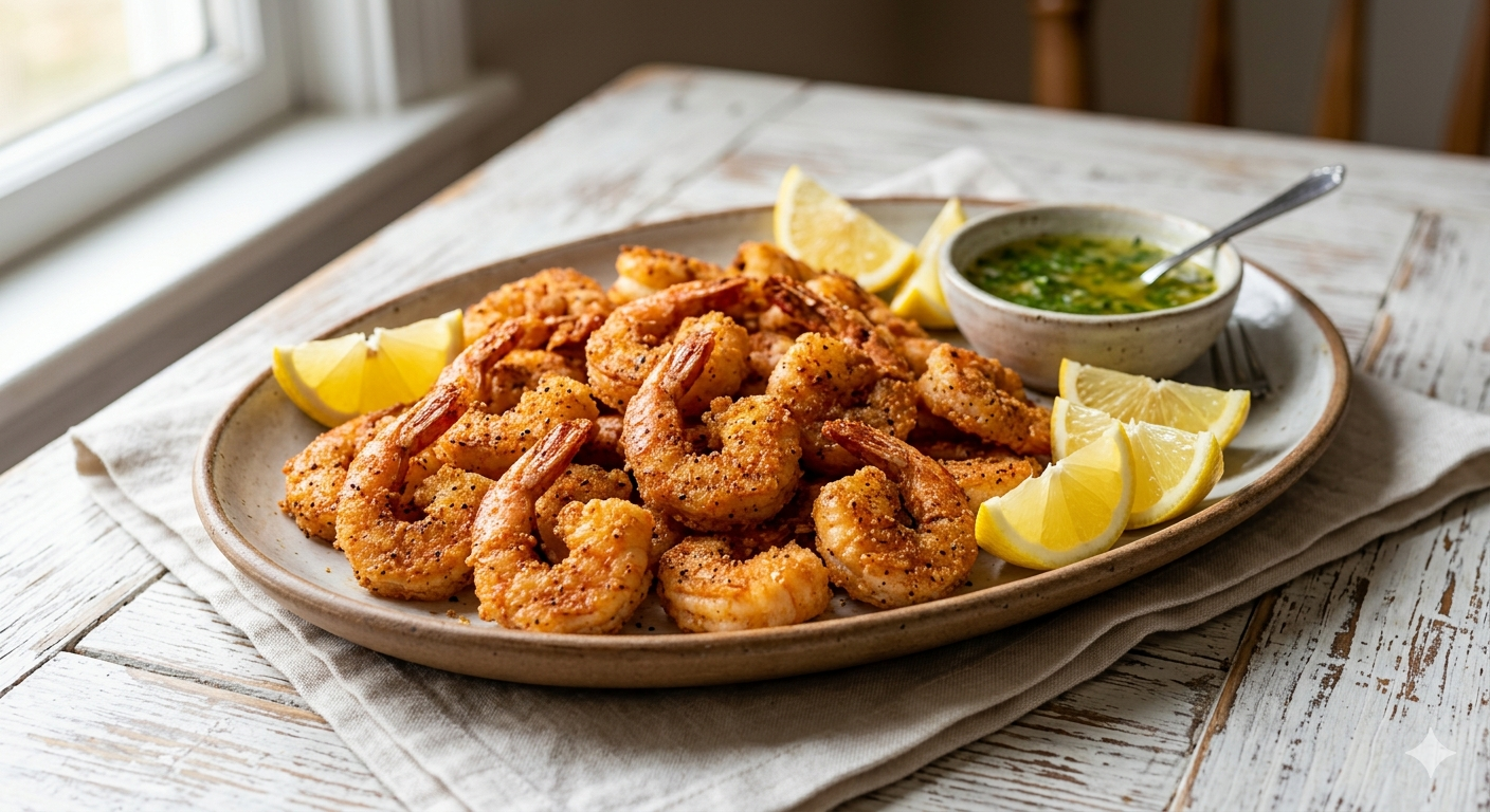 Crispy Frozen Shrimp recipe