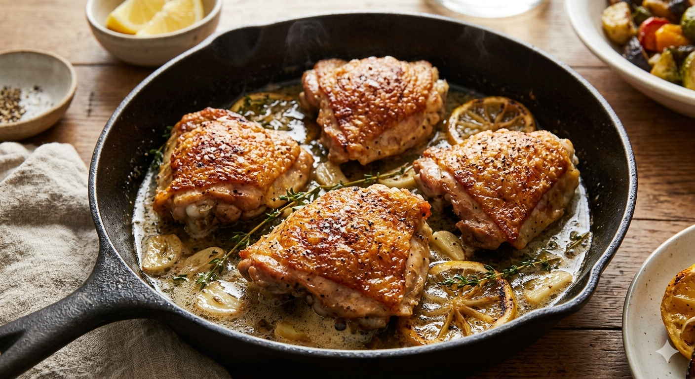 Crispy Chicken Thighs recipe